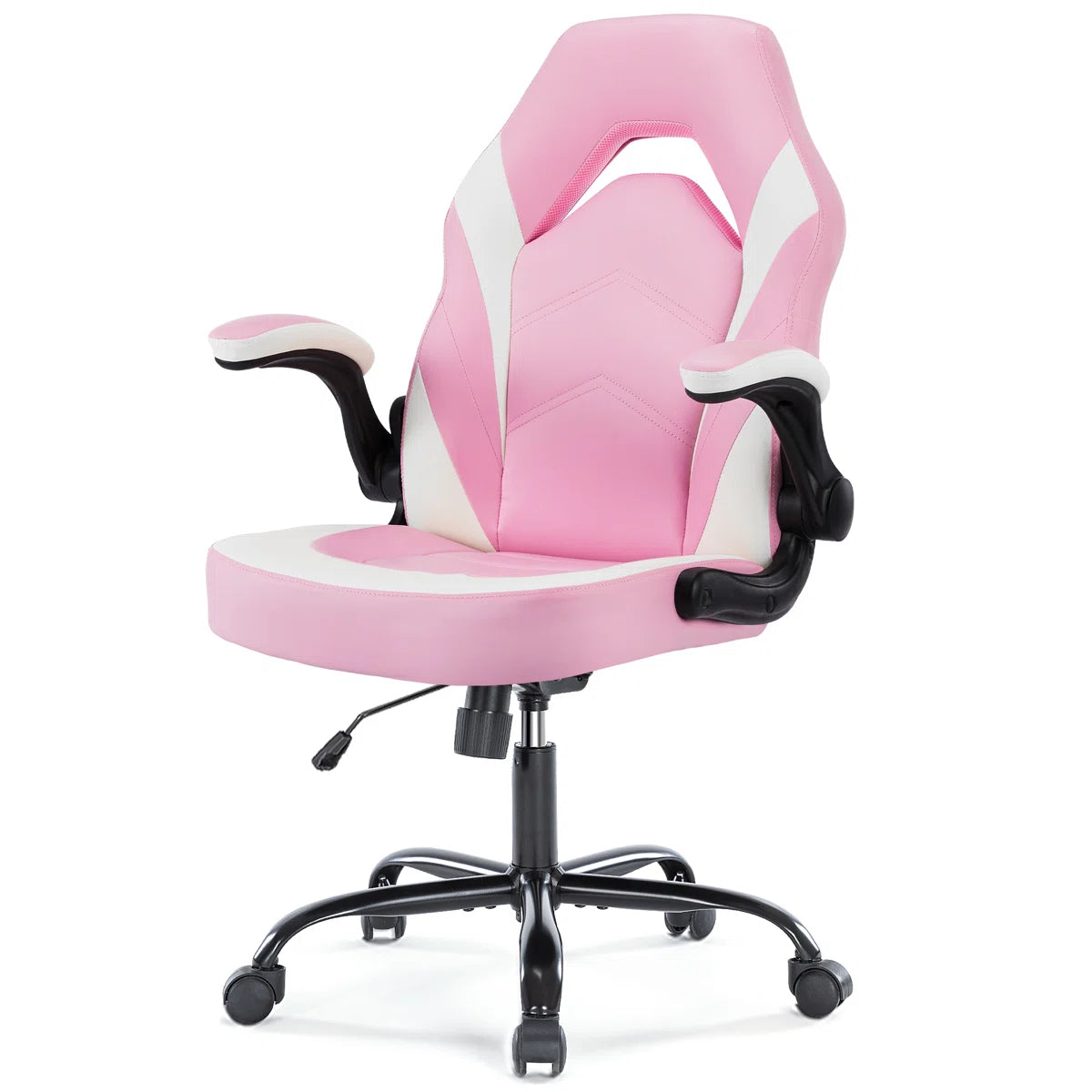 Inbox Zero Denesha Adjustable Reclining Ergonomic Faux Leather Swiveling PC & Racing Game Chair
