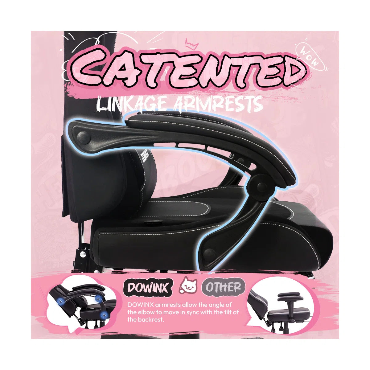 Adjustable Reclining Ergonomic Leather Swiveling PC & Racing Game Chair with Footrest